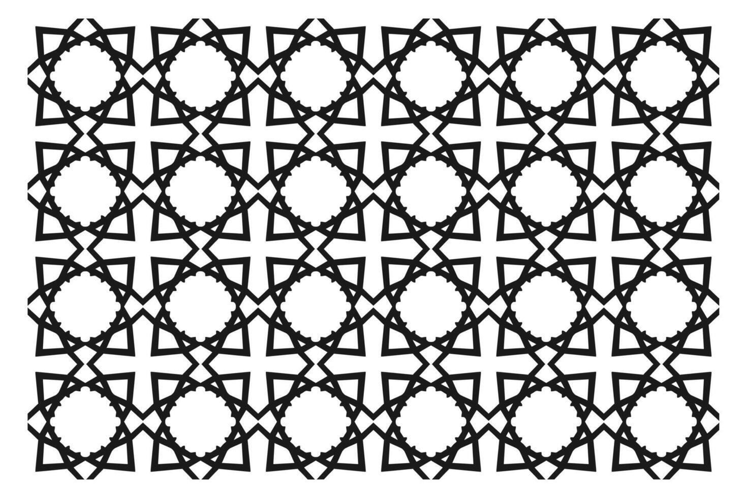islamico geometrico modello. astratto mandala. etnico decorativo elemento. Islam, Arabo, indiano, e ottomano motivi vettore