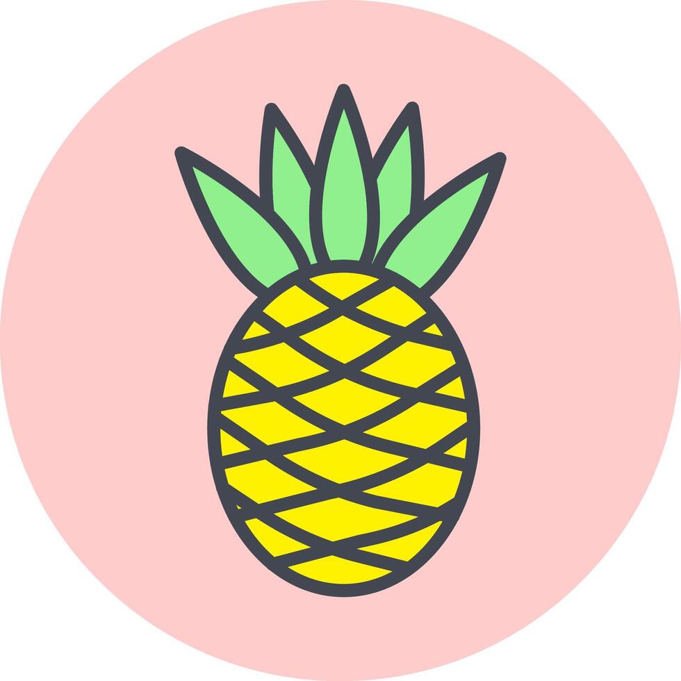 ananas vettore icona