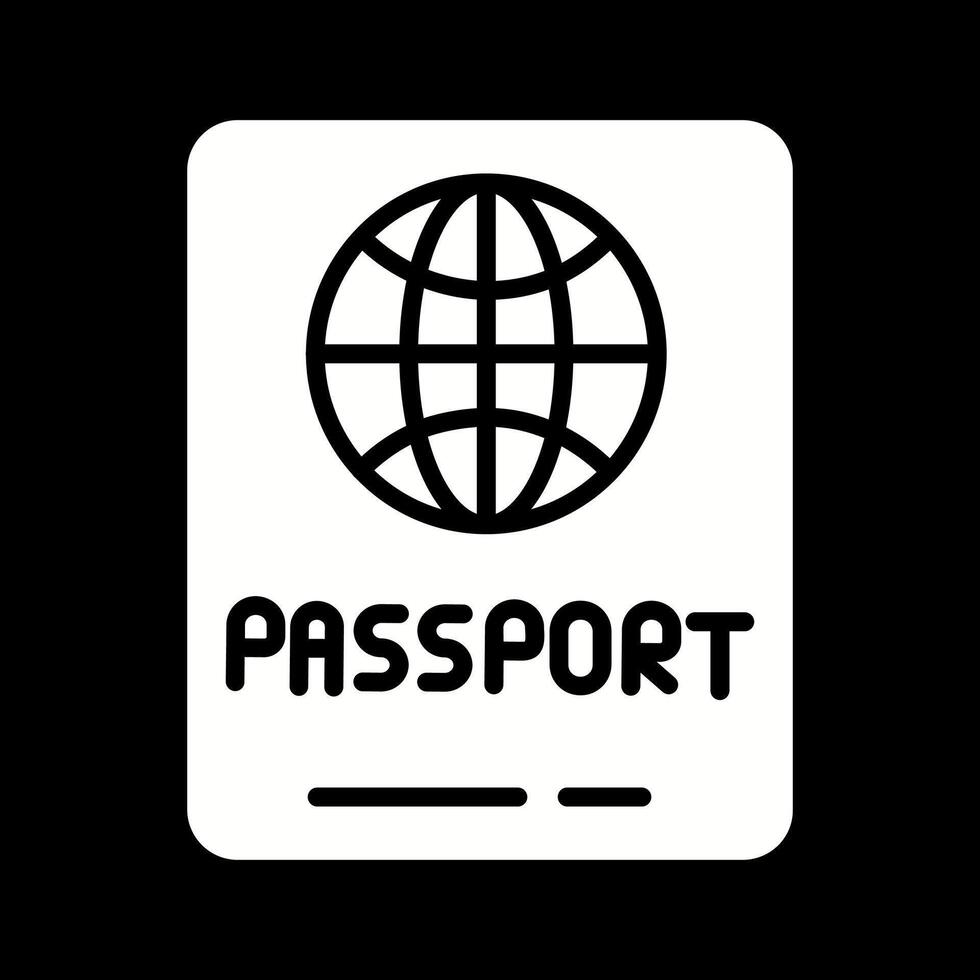 passaporto vettore icona