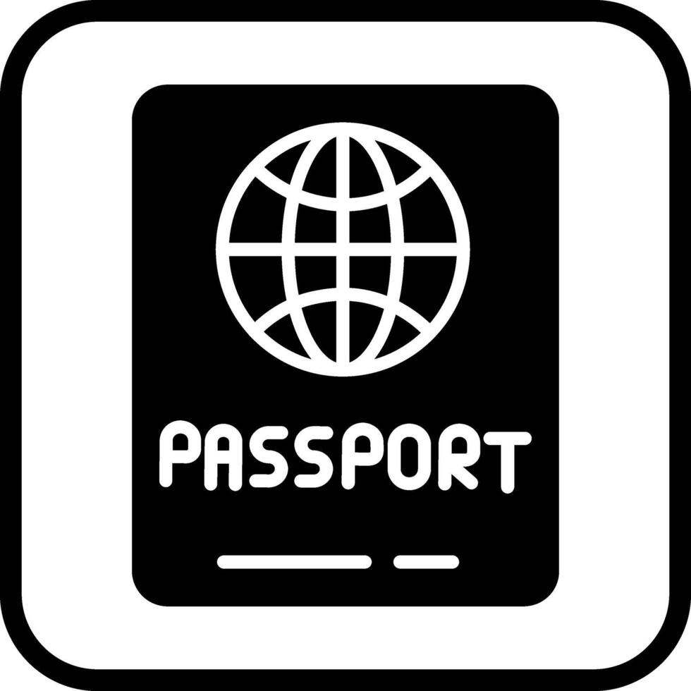 passaporto vettore icona