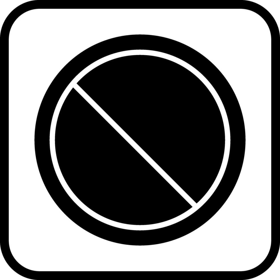 Proibito vettore icona