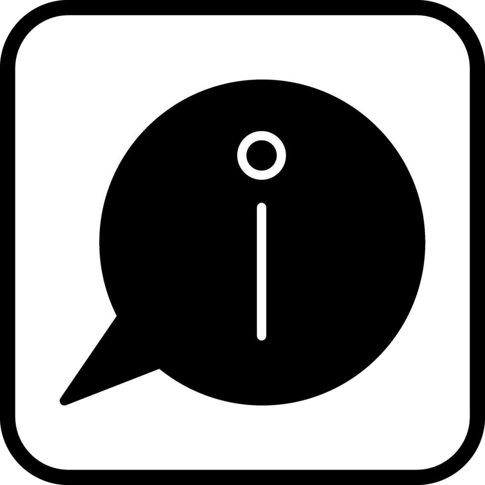 informazione vettore icona