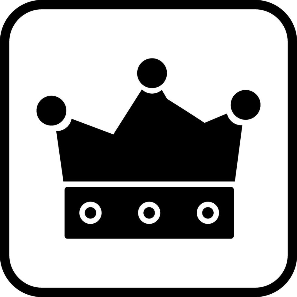 re corona vettore icona