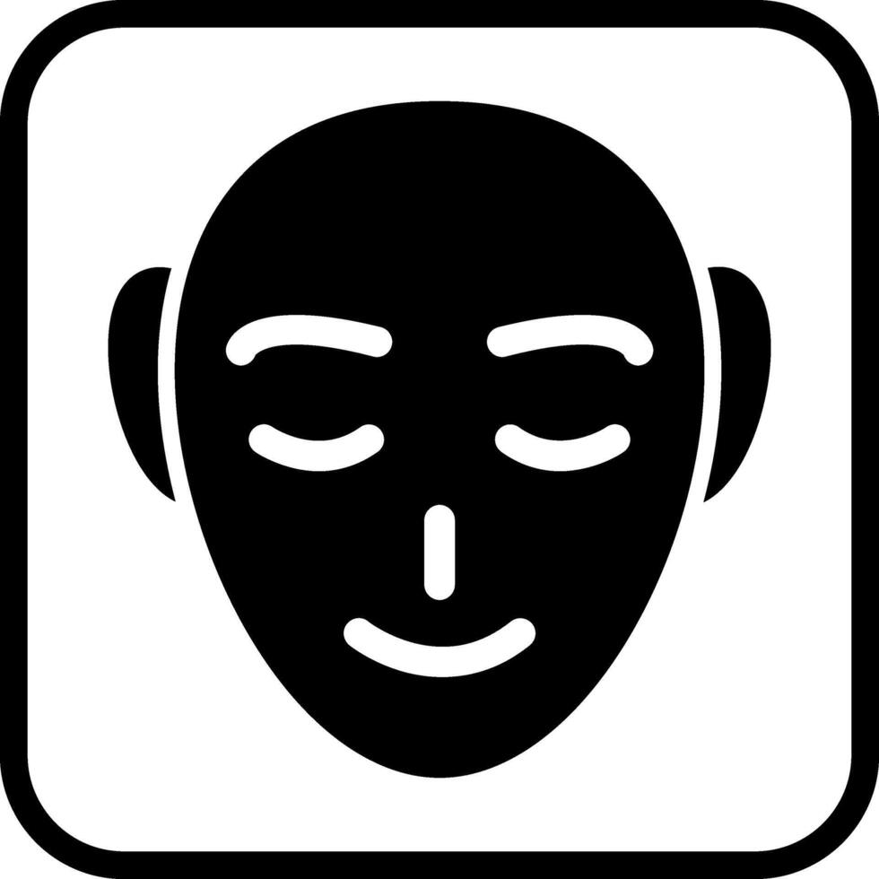 umano viso vettore icona