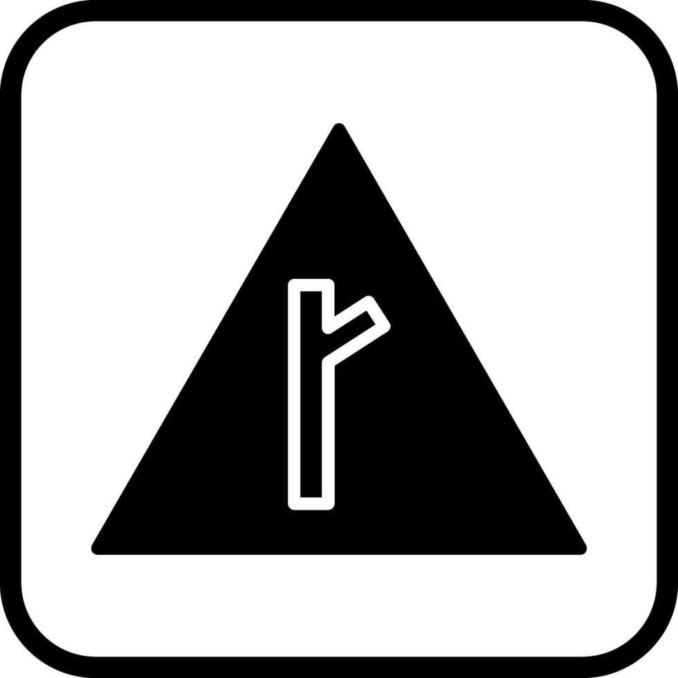 strada cartello vettore icona