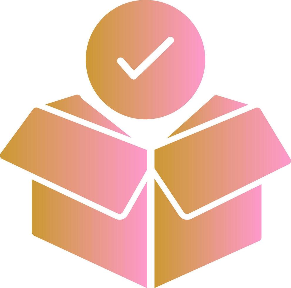 pacchetto ricevente vettore icona