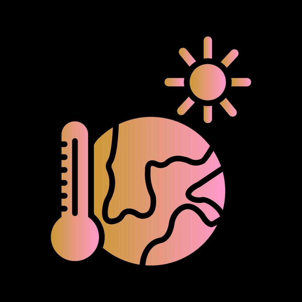 temperatura vettore icona