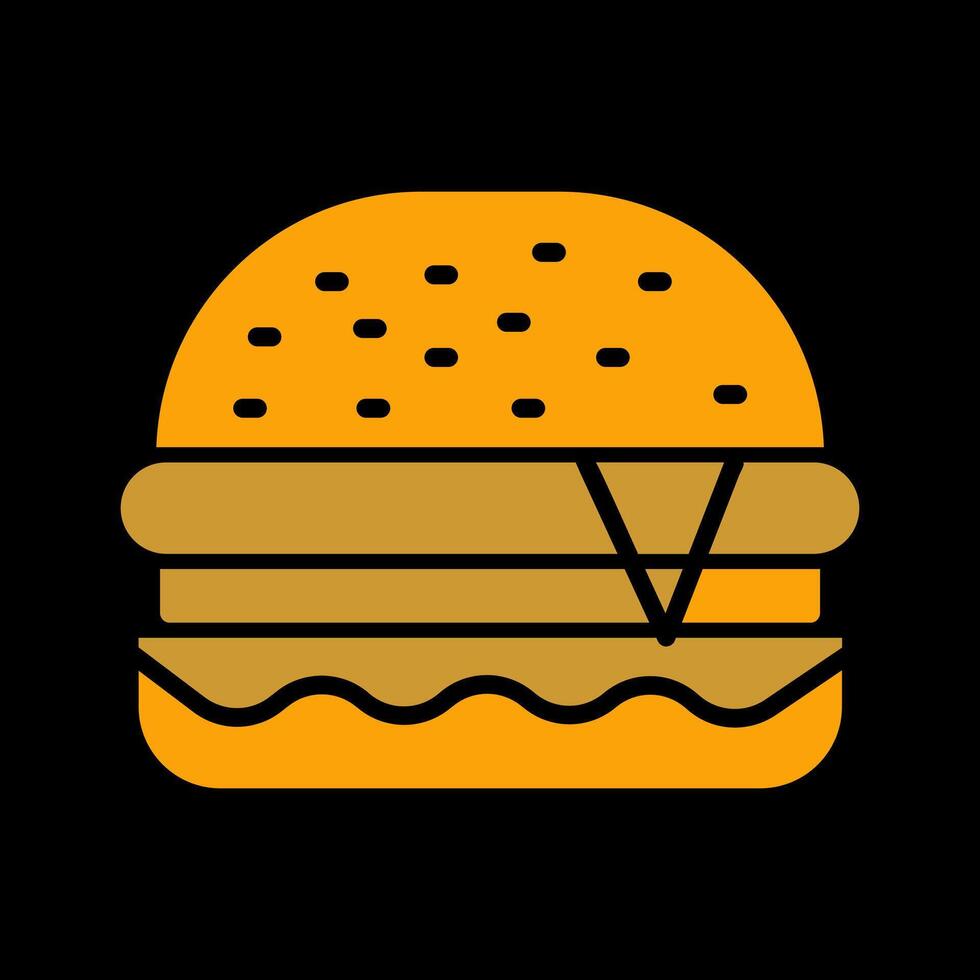 icona di vettore di hamburger