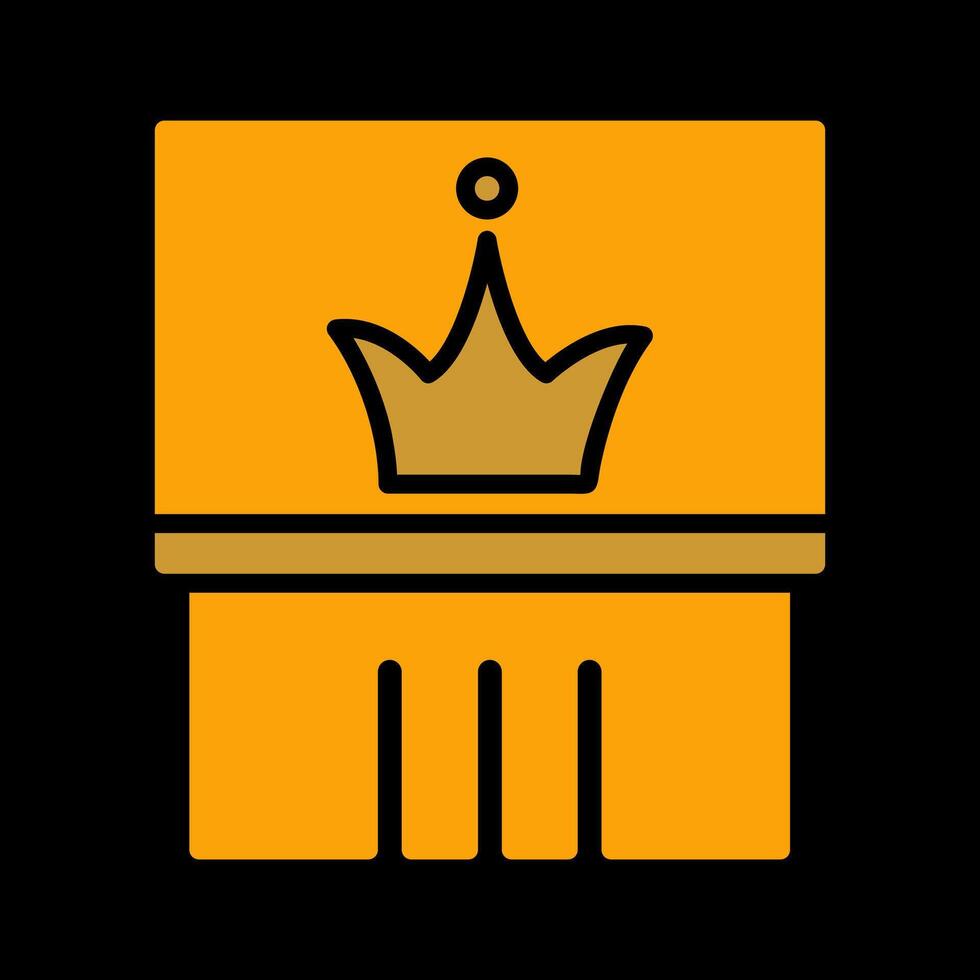 corona mostra vettore icona