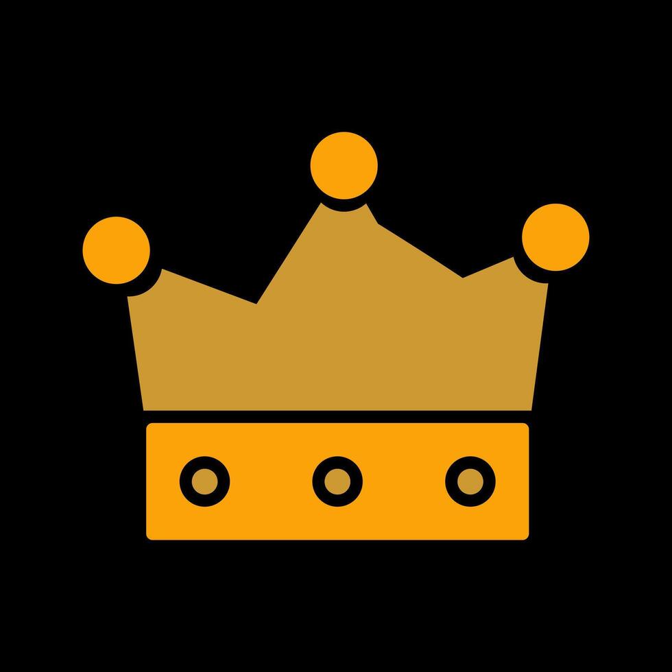 re corona vettore icona