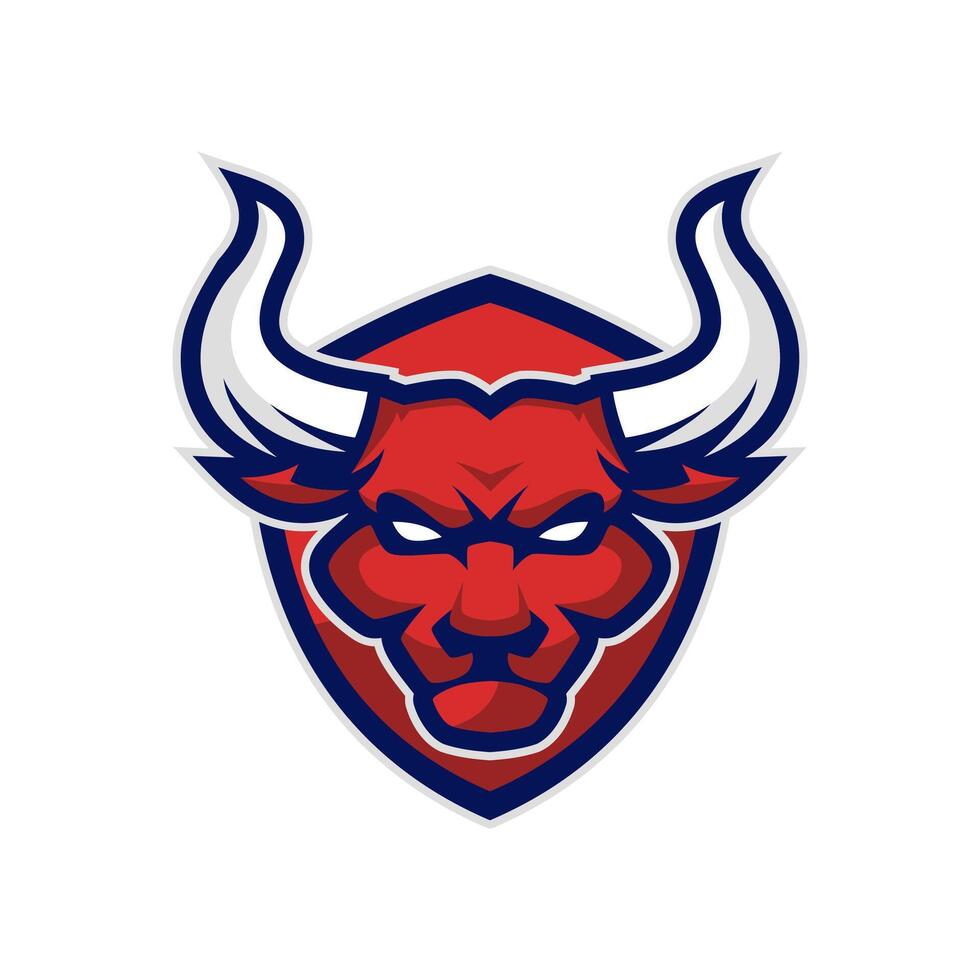 Toro gli sport logo modello vettore