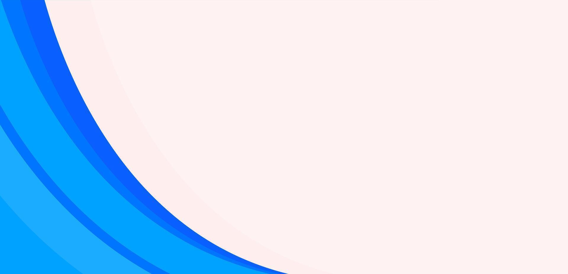 astratto bandiera sfondo con blu geometrico curvo telaio confine vettore
