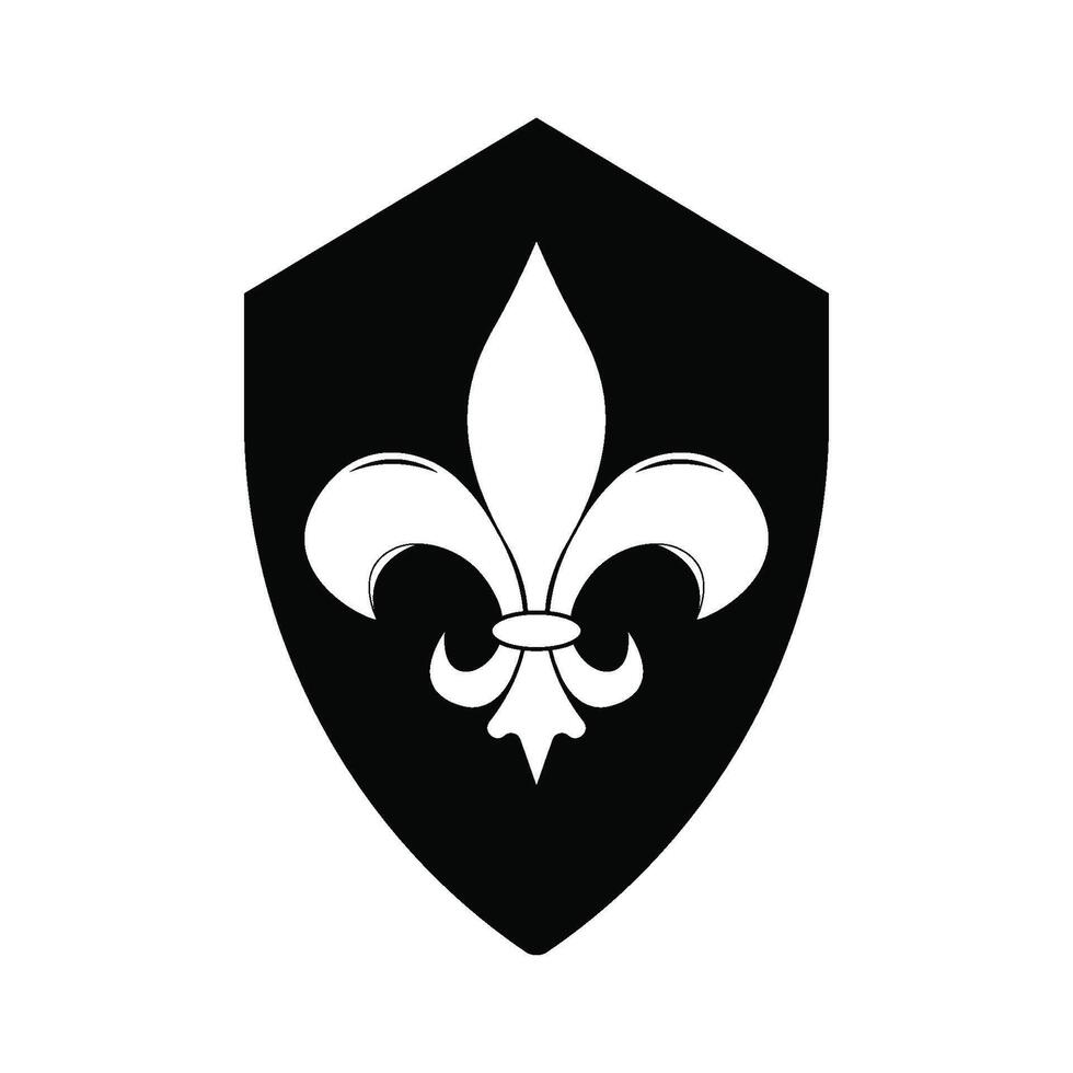 fleur de lis icona vettore