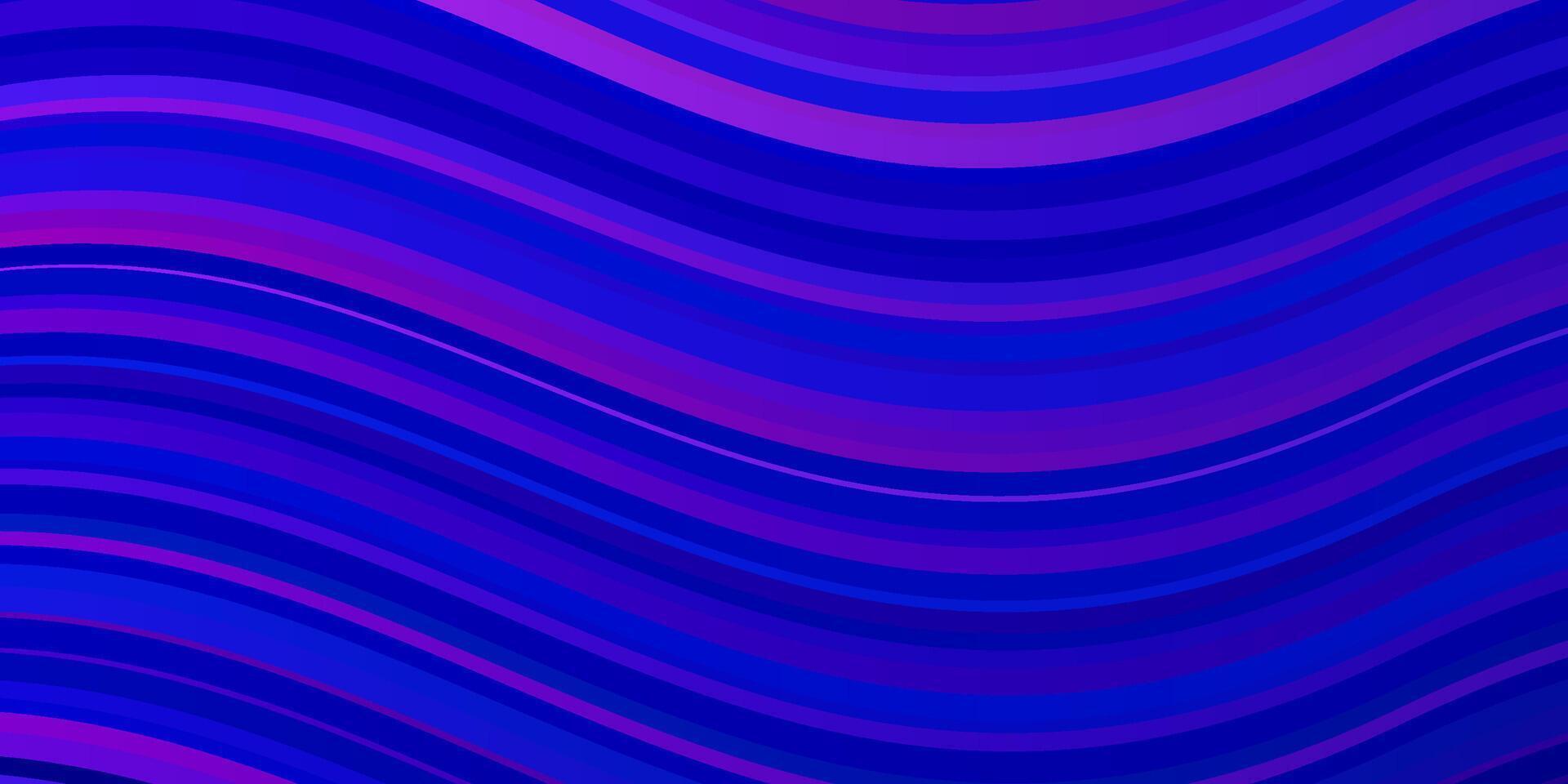 modello vettoriale rosa chiaro, blu con curve.