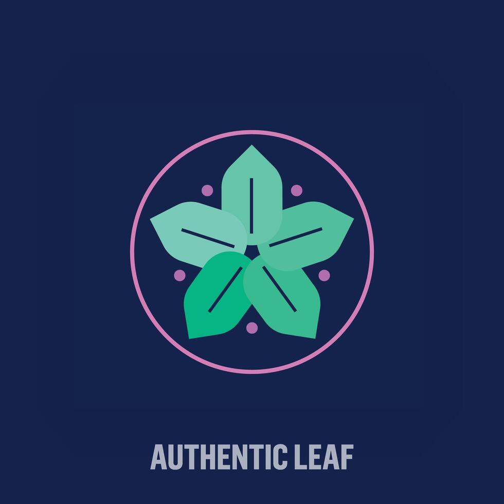 creativo autentico foglia logo. in modo univoco progettato colore transizioni. pianta, medicina e ecologia vettore logo modello.