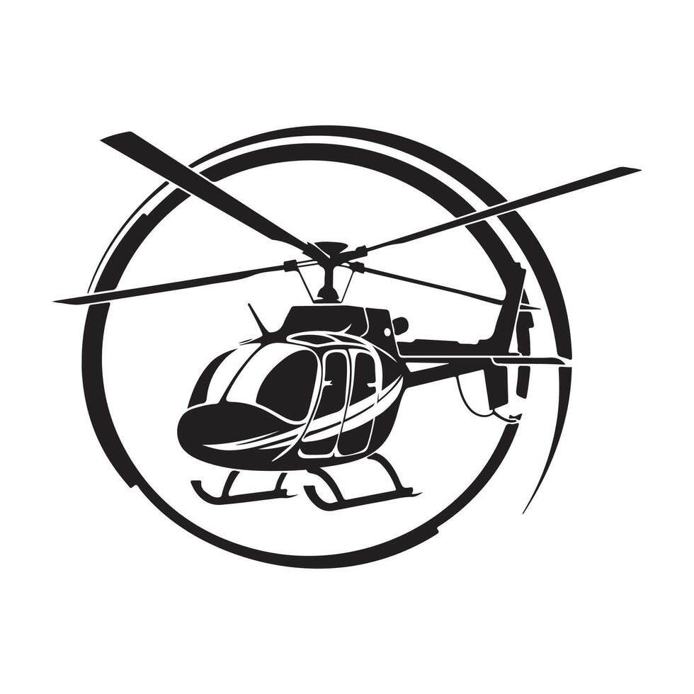piccolo elicottero vettore design su bianca sfondo