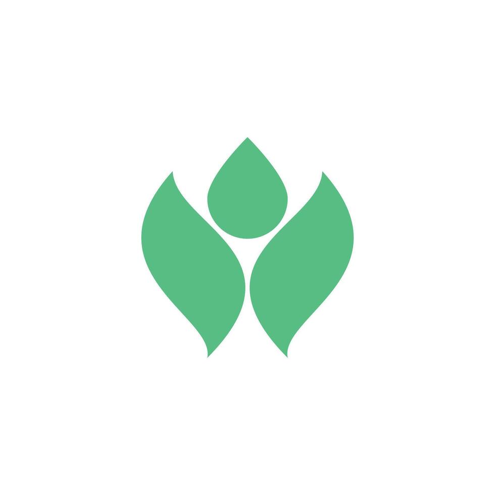 verde foglia logo vettore elemento simbolo modello
