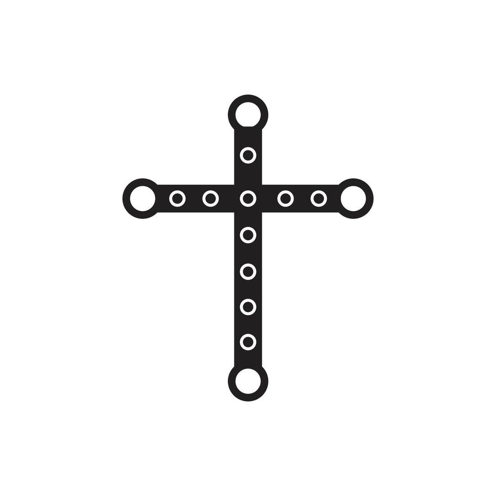 Chiesa logo vettore ilustration modello