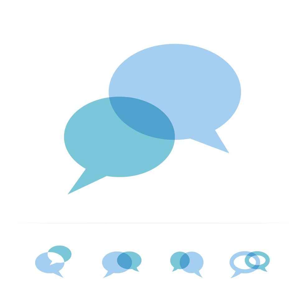 chat parlare icona parlare, logo di consulenza sulla comunicazione, segno di messaggistica di dialogo di risposta, consultare il simbolo del messaggio di supporto. vettore