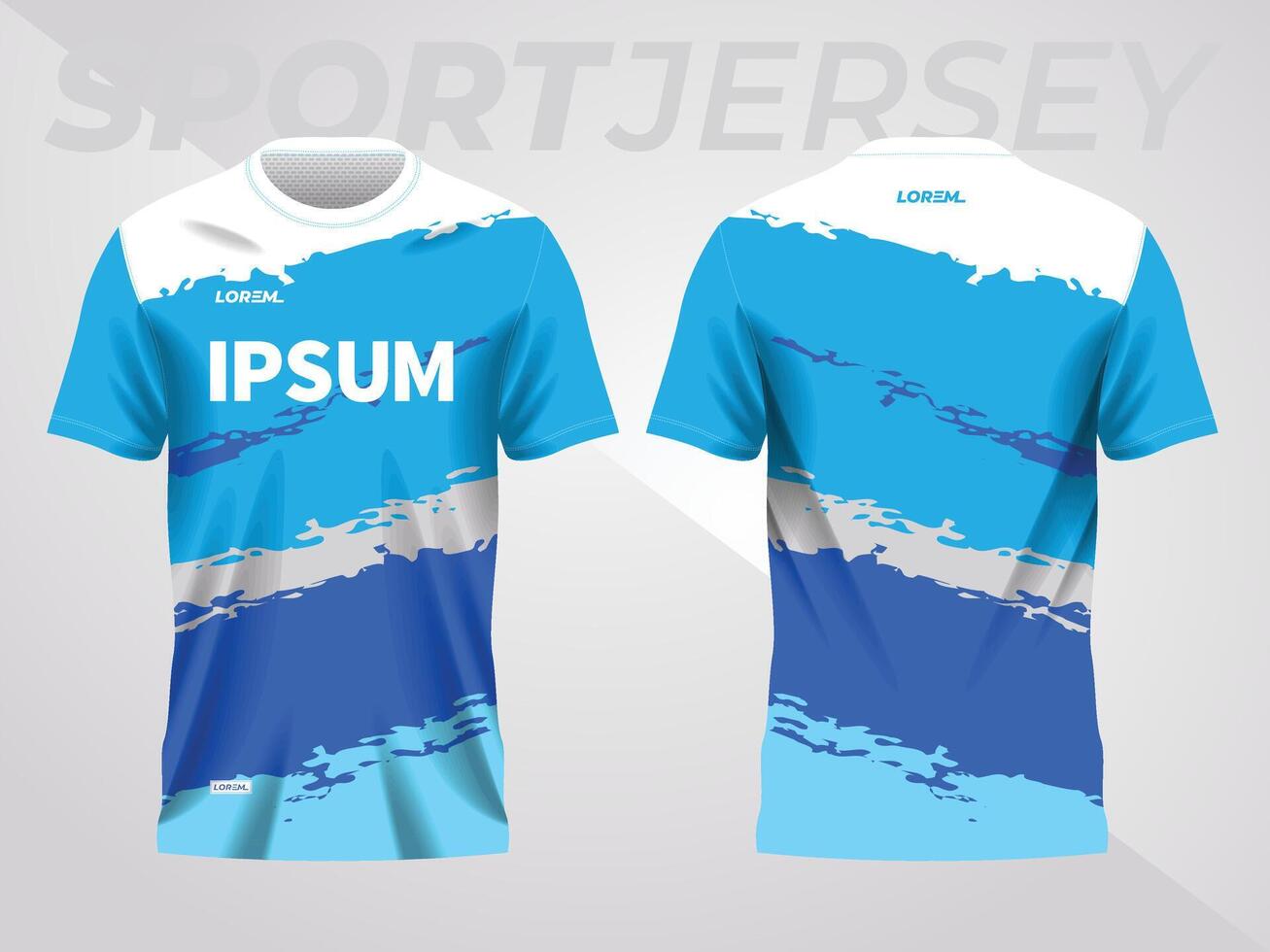 blu astratto sfondo e modello per sport maglia modello vettore