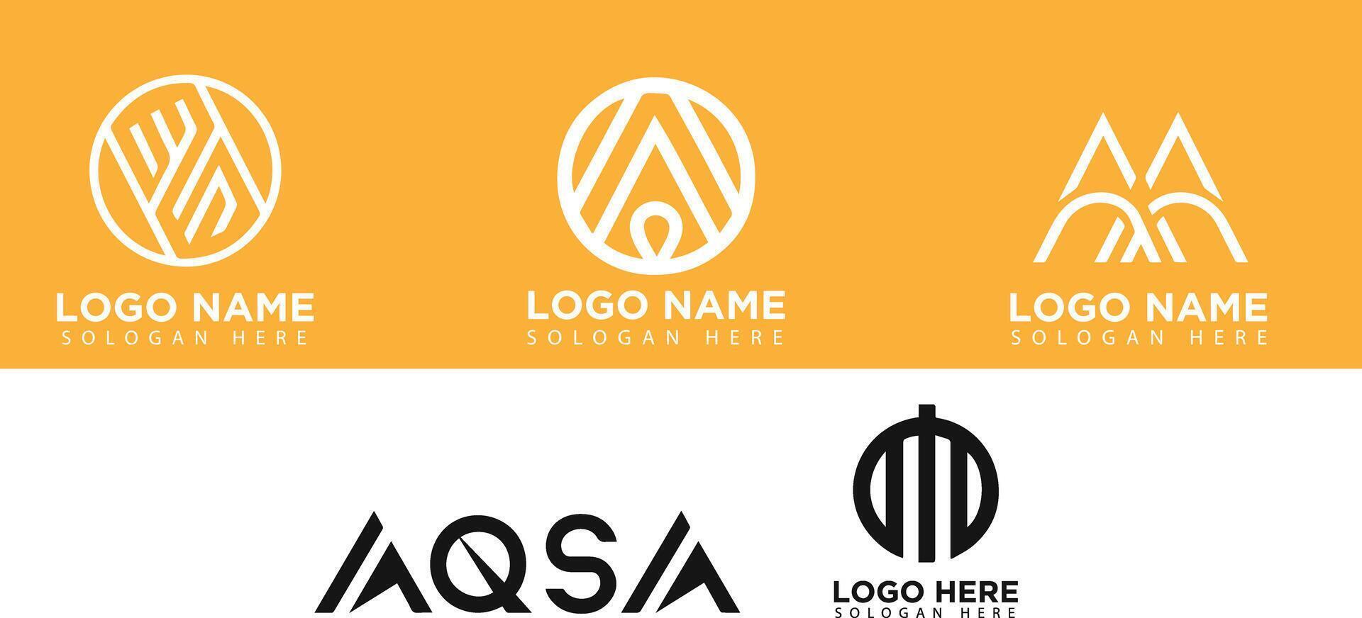 monogramma logo vettore design