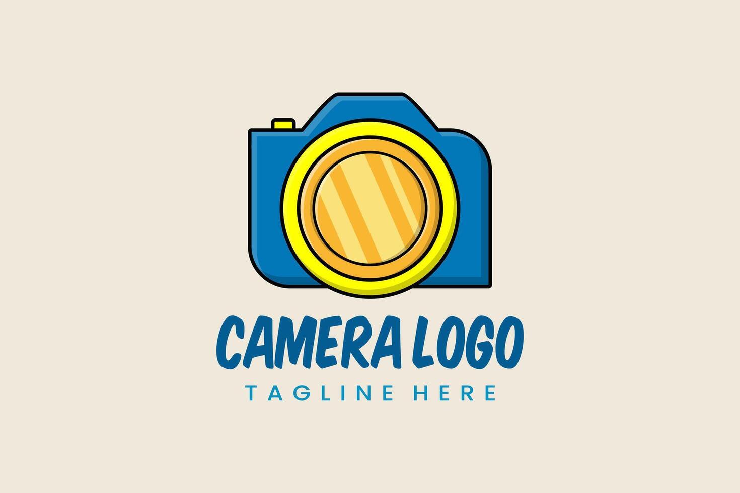 oro moneta creativo telecamera fotografia logo modello, studio fotografia e i soldi moneta logo modello vettore
