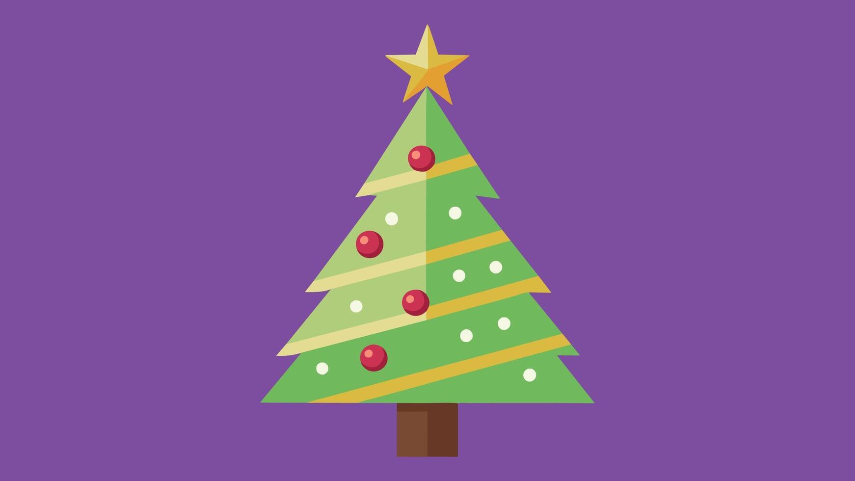 Natale albero vettore arte