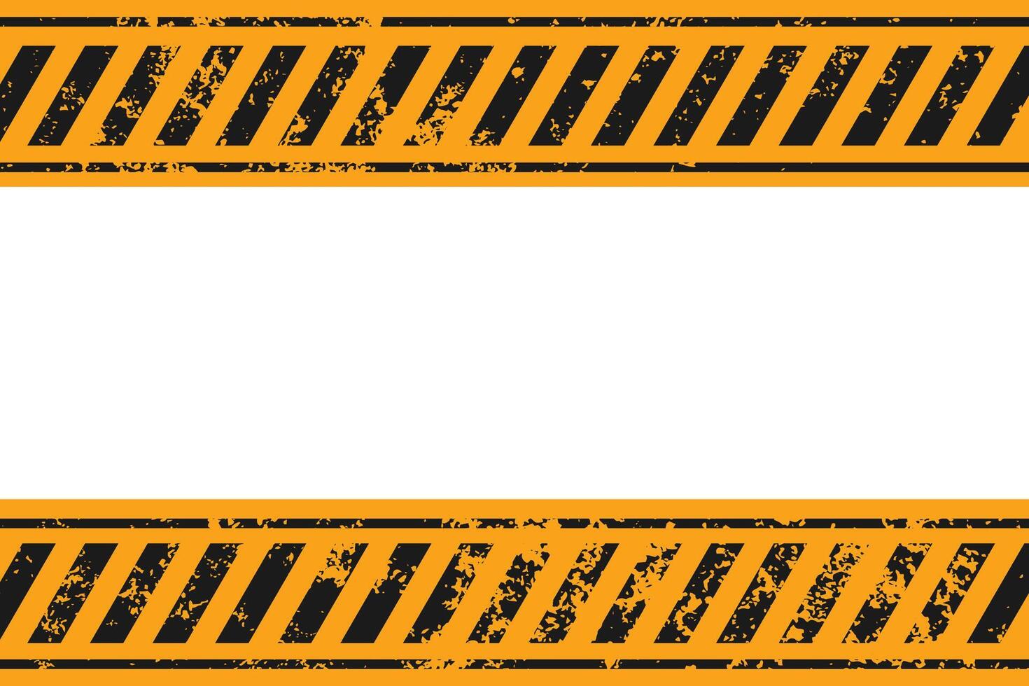 avvertimento stile giallo e nero strisce sfondo design vettore