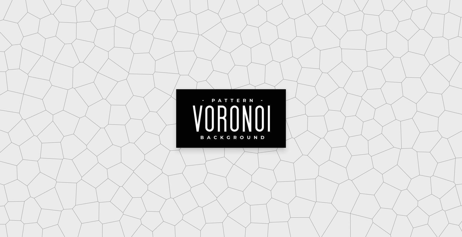 astratto voronoi modello griglia Linee struttura sfondo vettore