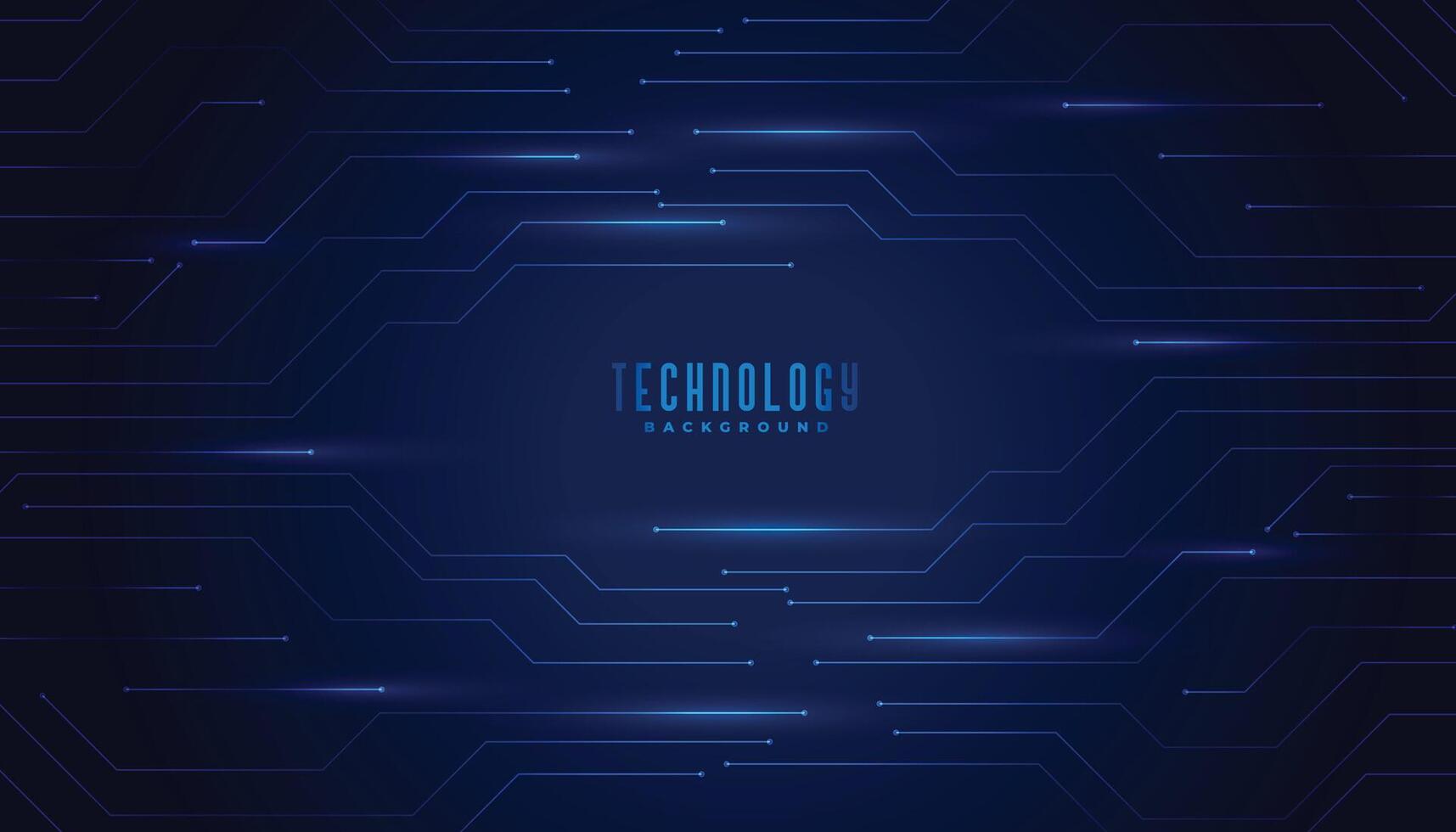 elegante blu tecnologia circuito diagramma Linee sfondo vettore