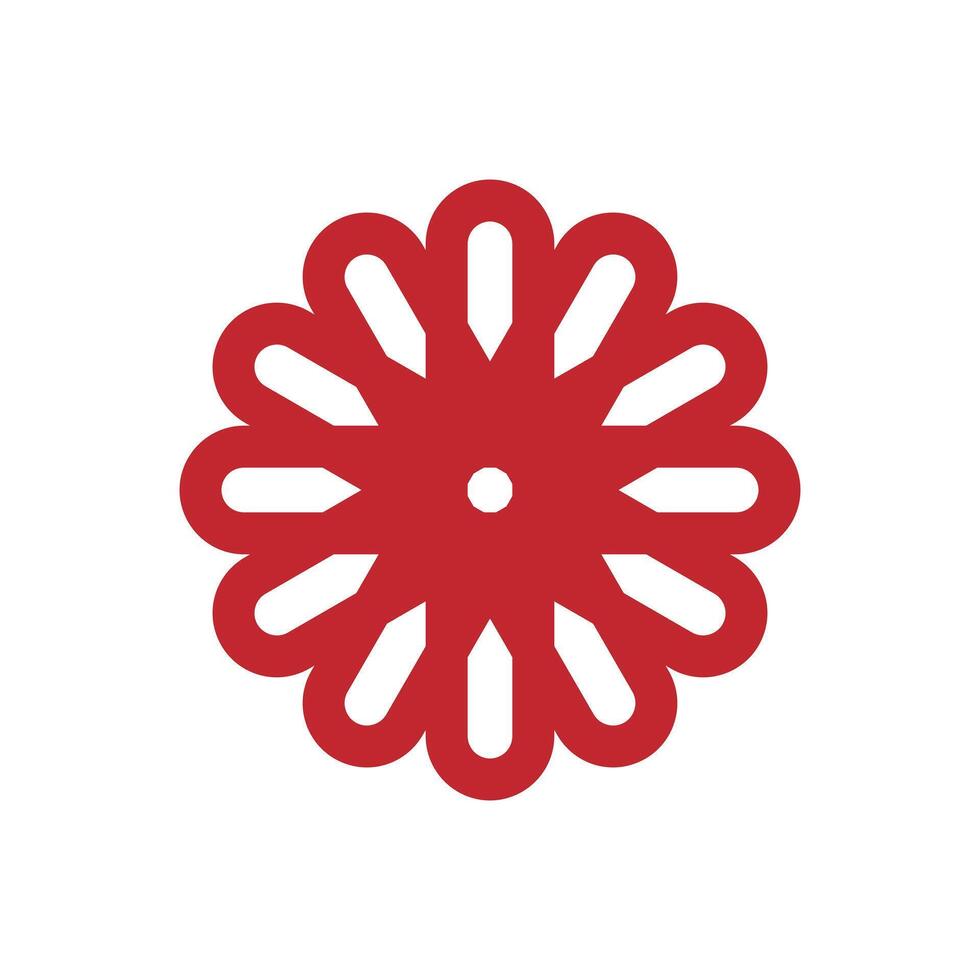 fiore vettore icona. floreale design elemento. rosso e bianca. risorse grafico icona elemento design. vettore illustrazione con un' floreale tema