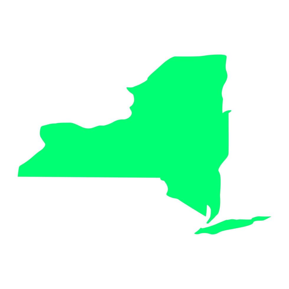 mappa di new york su sfondo bianco vettore