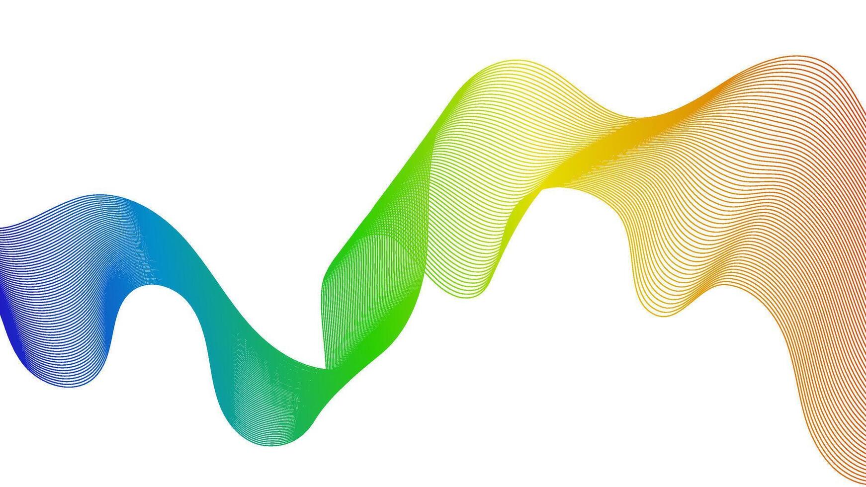 astratto fondale con onda pendenza Linee vettore