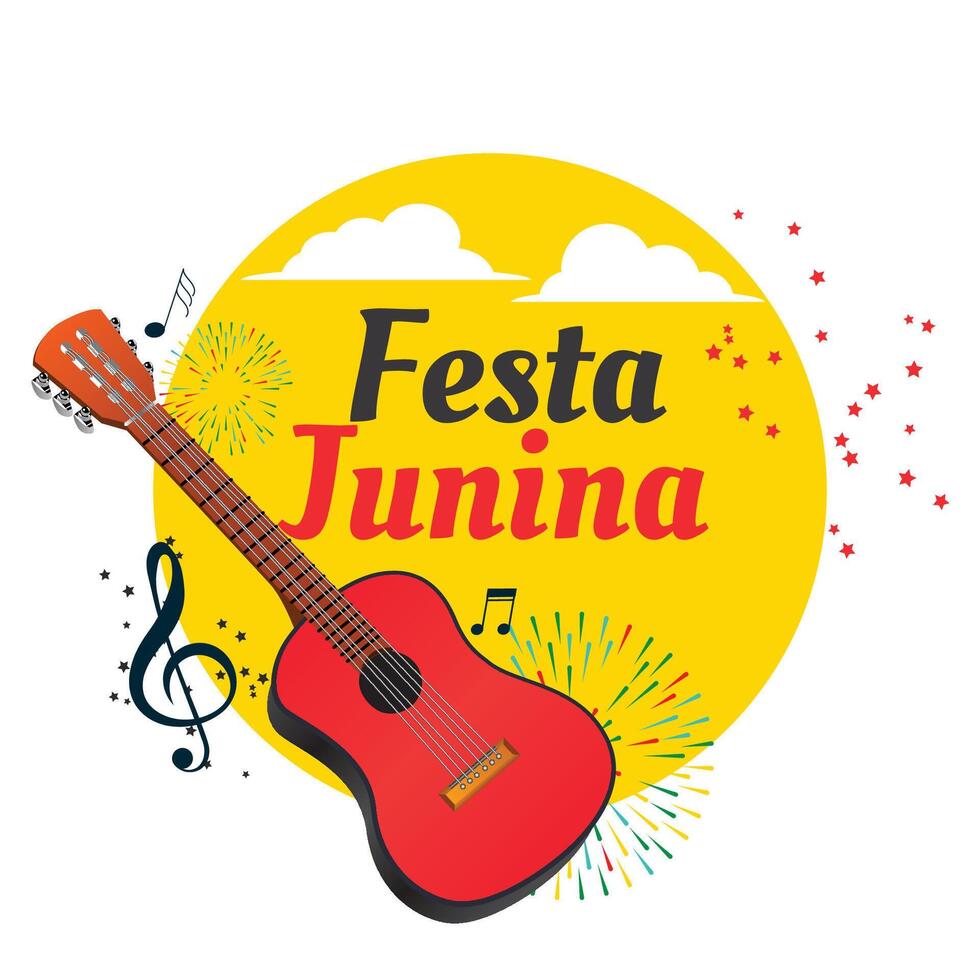 latino americano festa junina brasile Festival sfondo vettore