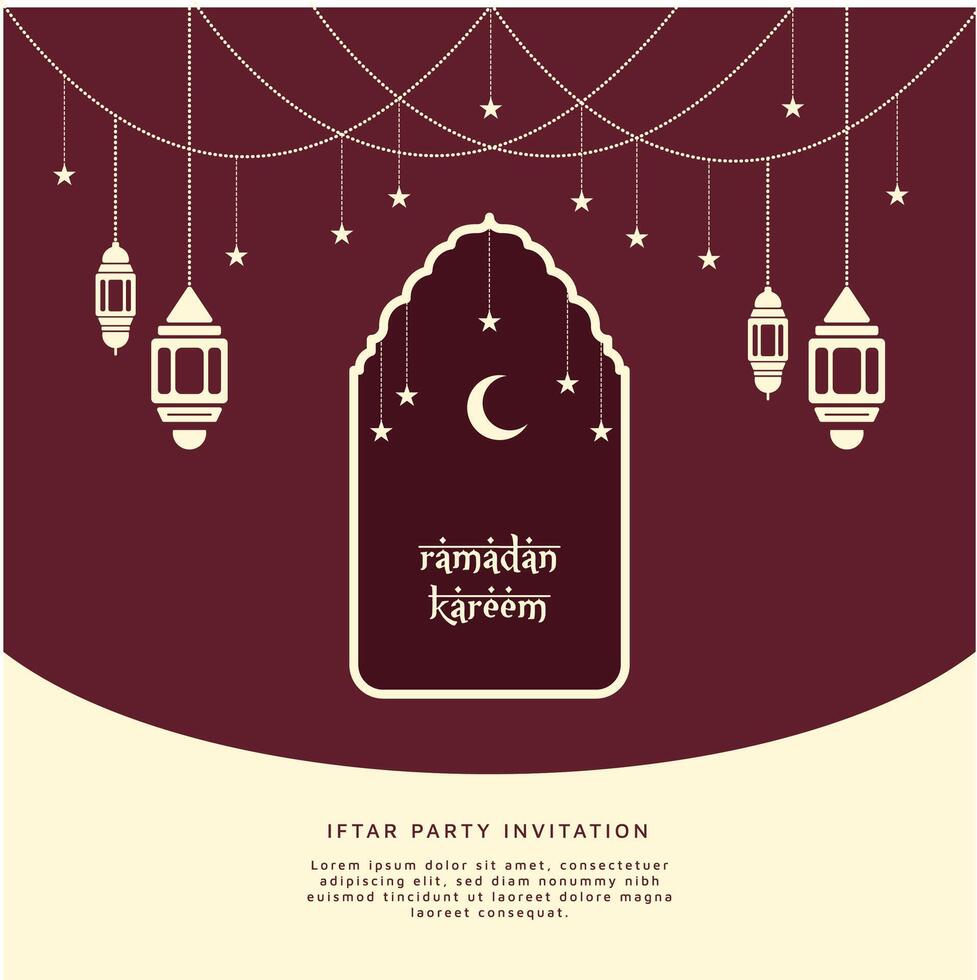 celebrare Ramadan la gioia, illuminare eid con nostro travolgente islamico manifesto disegno, infusa con benedizioni e culturale eleganza ideale per sociale media, condivisione il spirito di il santo mese vettore