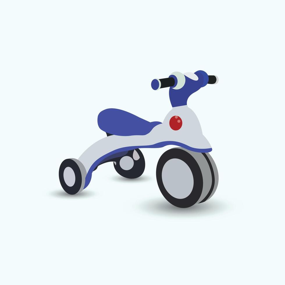 triciclo illustrazione vettore clip arte vettore. bambino bicicletta sport, ragazzo mezzi di trasporto ruota, triciclo bicicletta disegno. ragazzo mezzi di trasporto bicicletta.