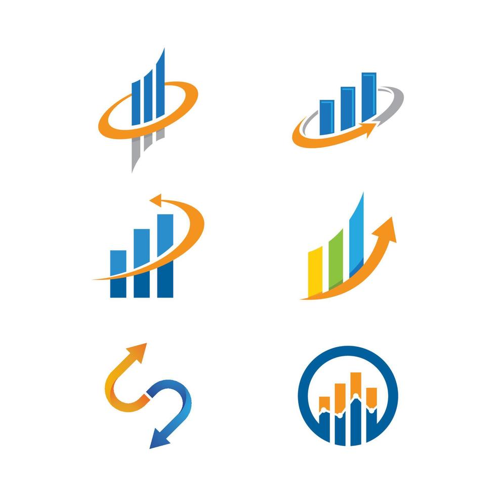 modello di logo di finanza aziendale vettore