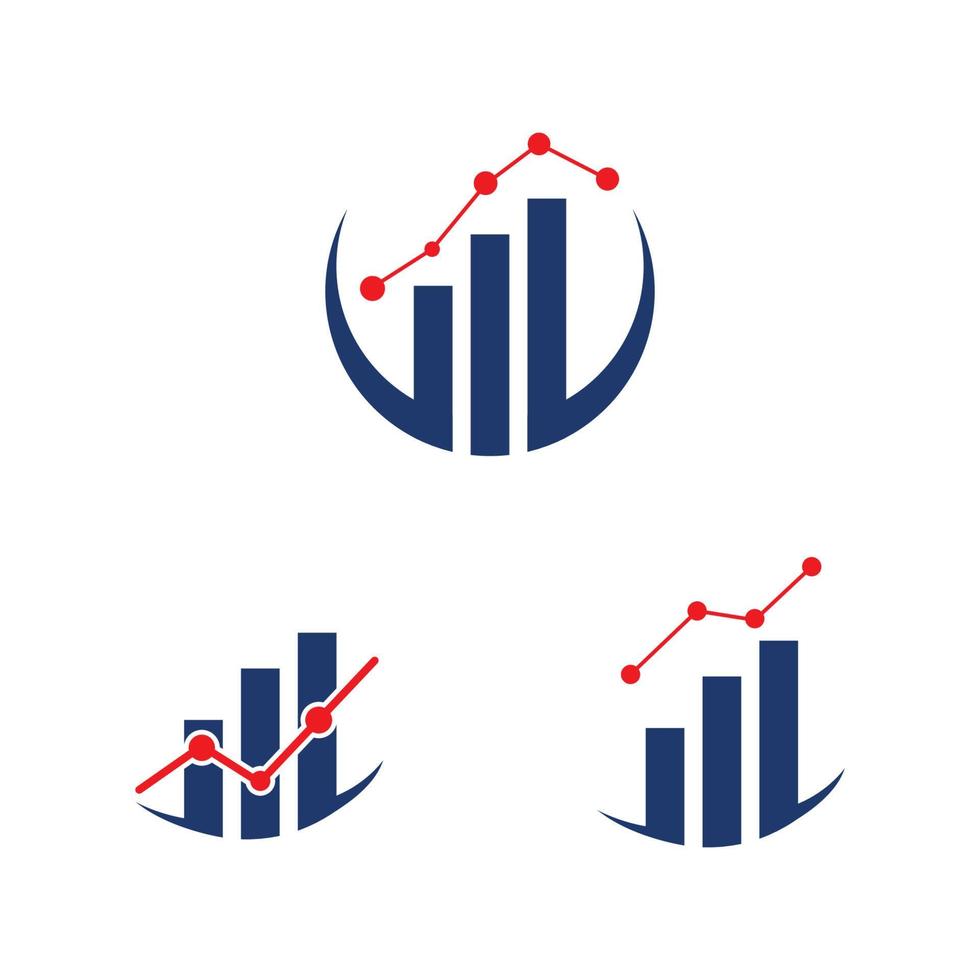 modello di logo di finanza aziendale vettore