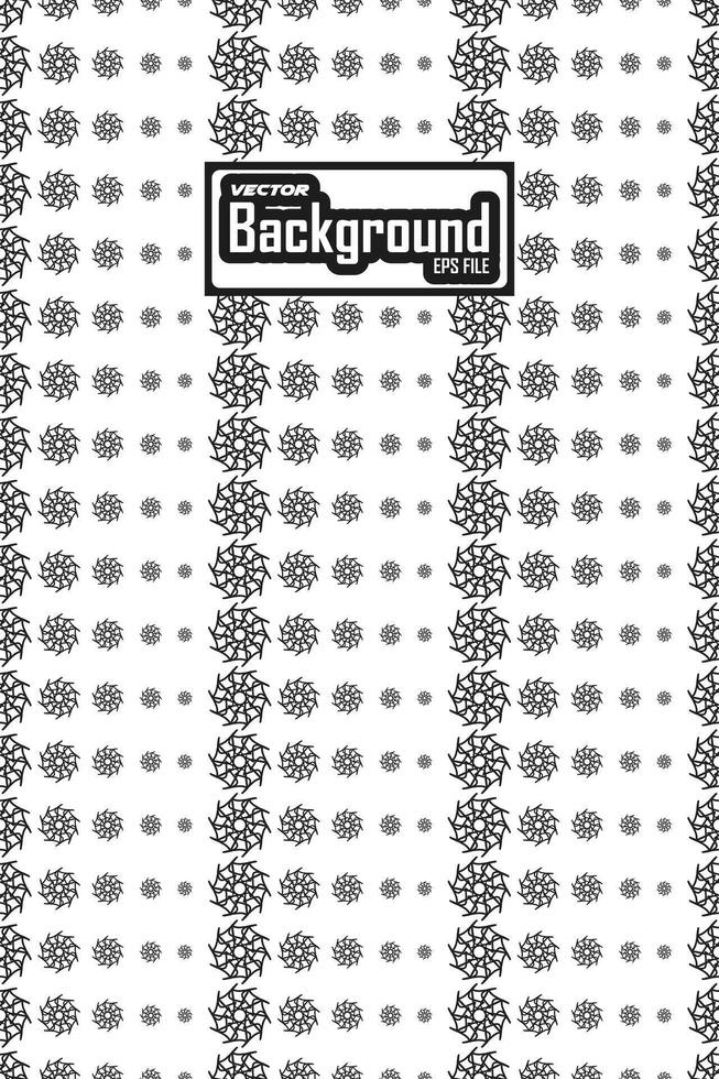 vettore nero e bianca senza soluzione di continuità astratto modello sfondo in scala di grigi ornamentale grafico design