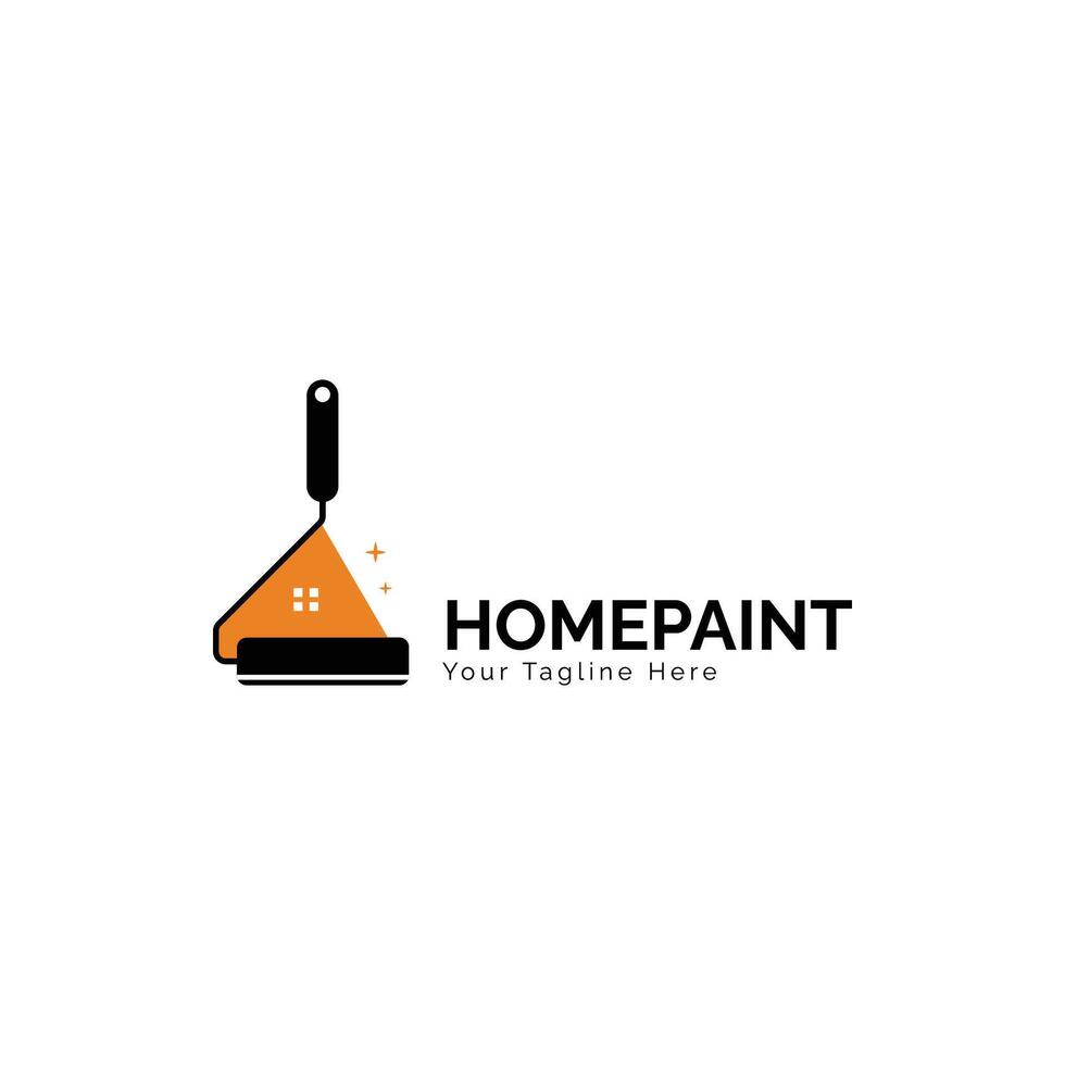 casa pittura logo design vettore modello