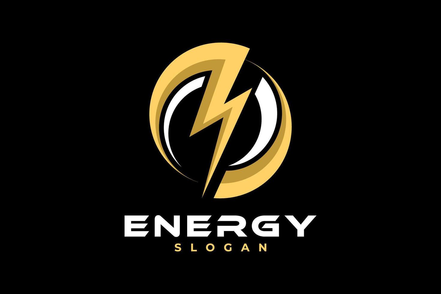 bullone energia vettore logo design