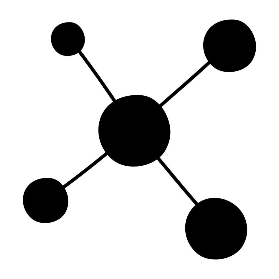 moderno design icona di topologia vettore