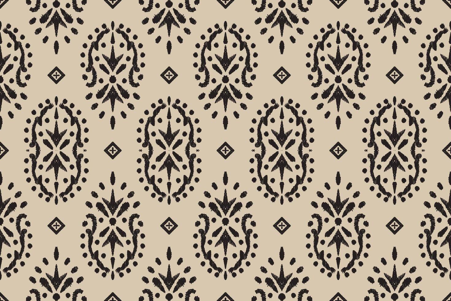 ikat tribale indiano senza soluzione di continuità modello. etnico azteco tessuto tappeto mandala ornamento nativo boho gallone tessile.geometrico africano americano orientale tradizionale vettore illustrazioni. ricamo stile.