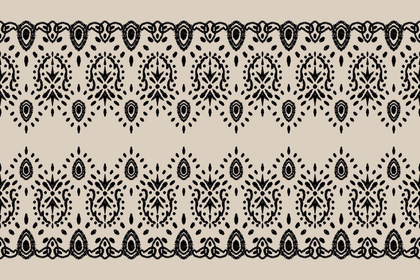 ikat tribale indiano senza soluzione di continuità modello. etnico azteco tessuto tappeto mandala ornamento nativo boho gallone tessile.geometrico africano americano orientale tradizionale vettore illustrazioni. ricamo stile.