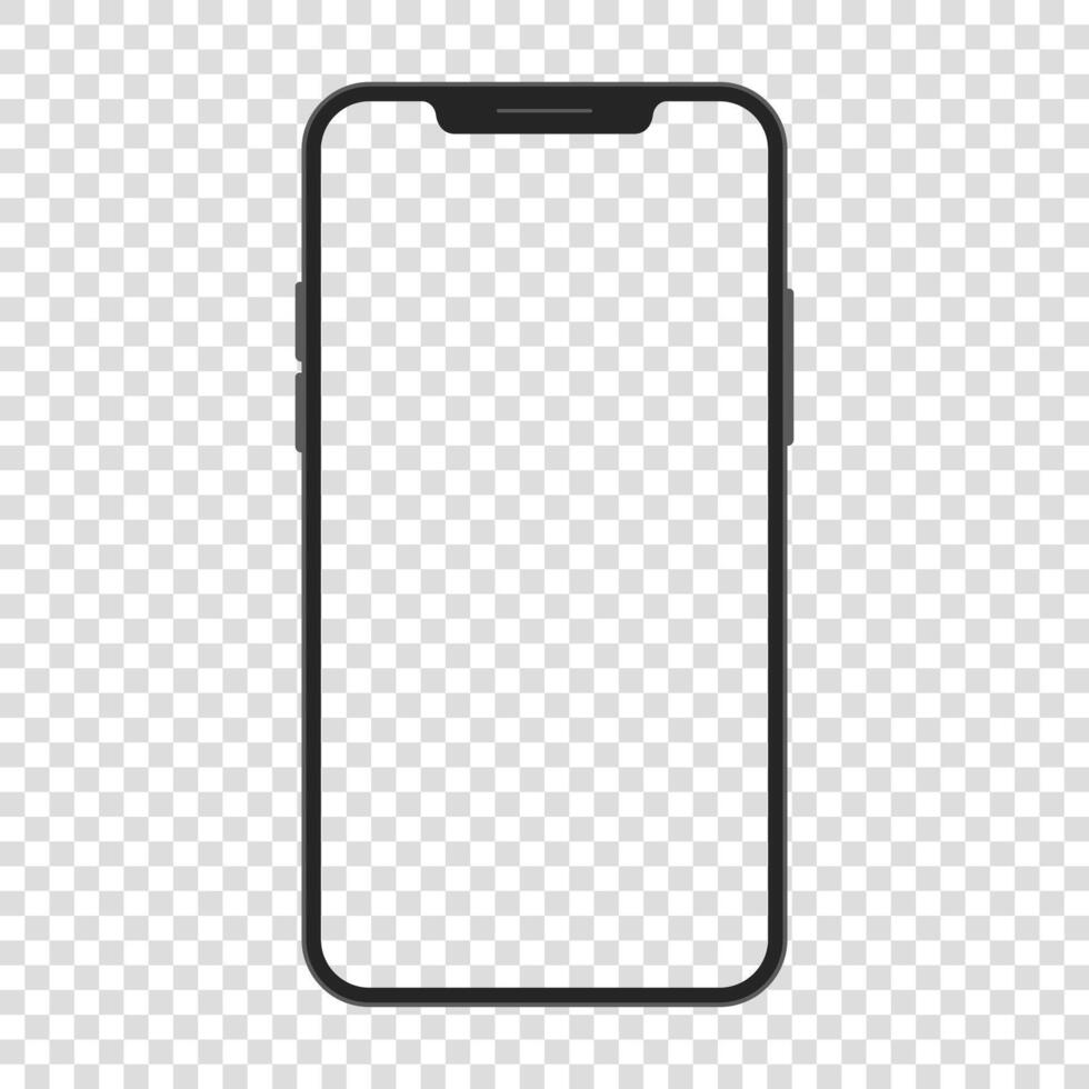 smartphone dispositivo modello ui UX vettore illustrazione