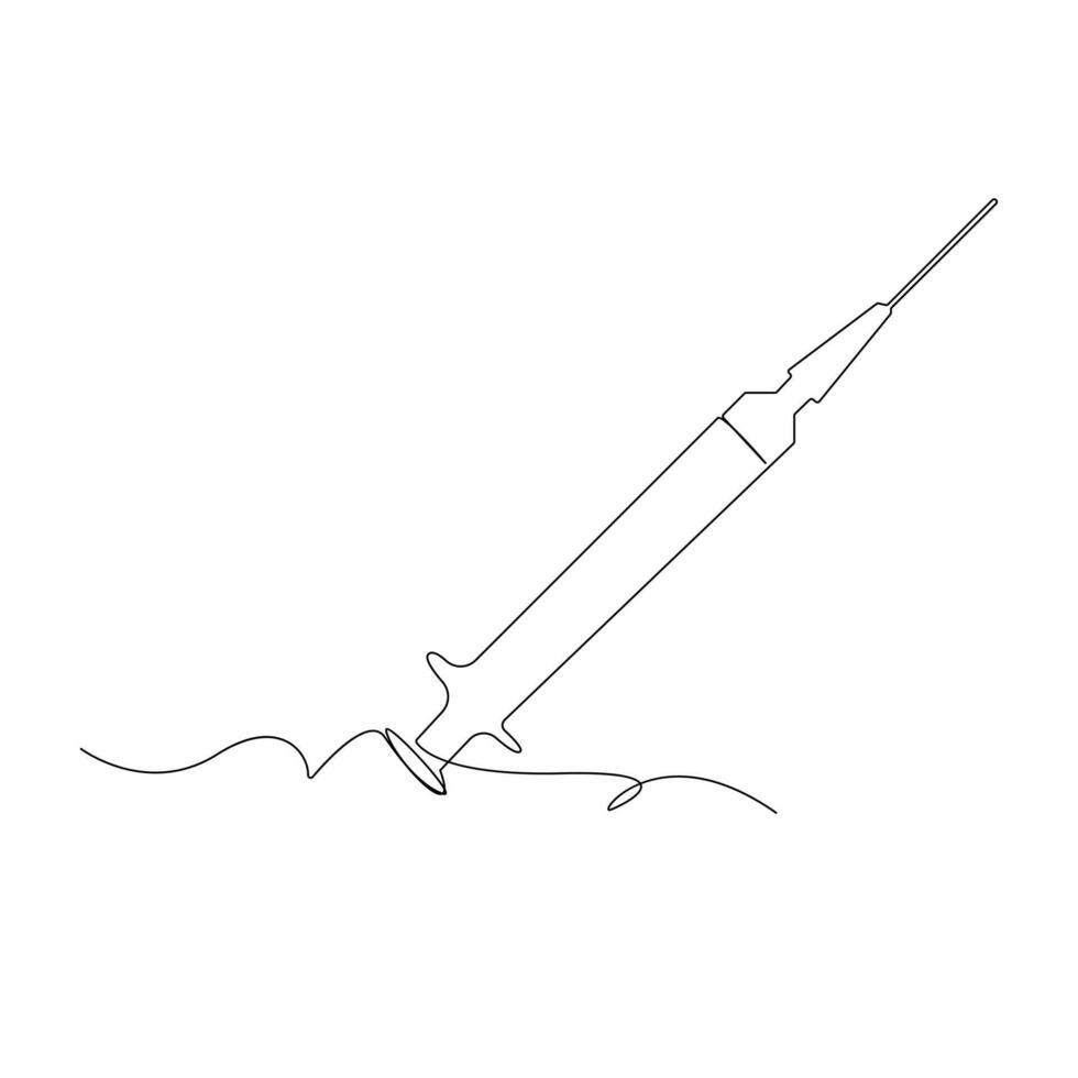 medici giorno continuo uno linea arte disegno minimalista design vettore e illustrazione