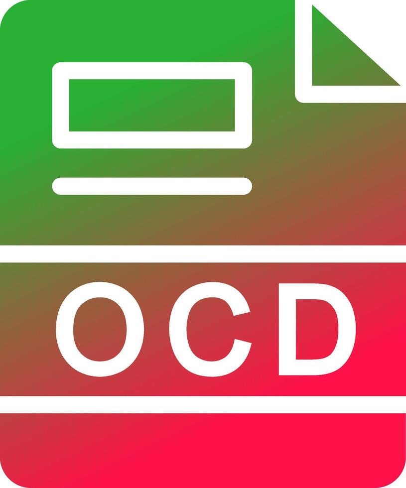 ocd creativo icona design vettore