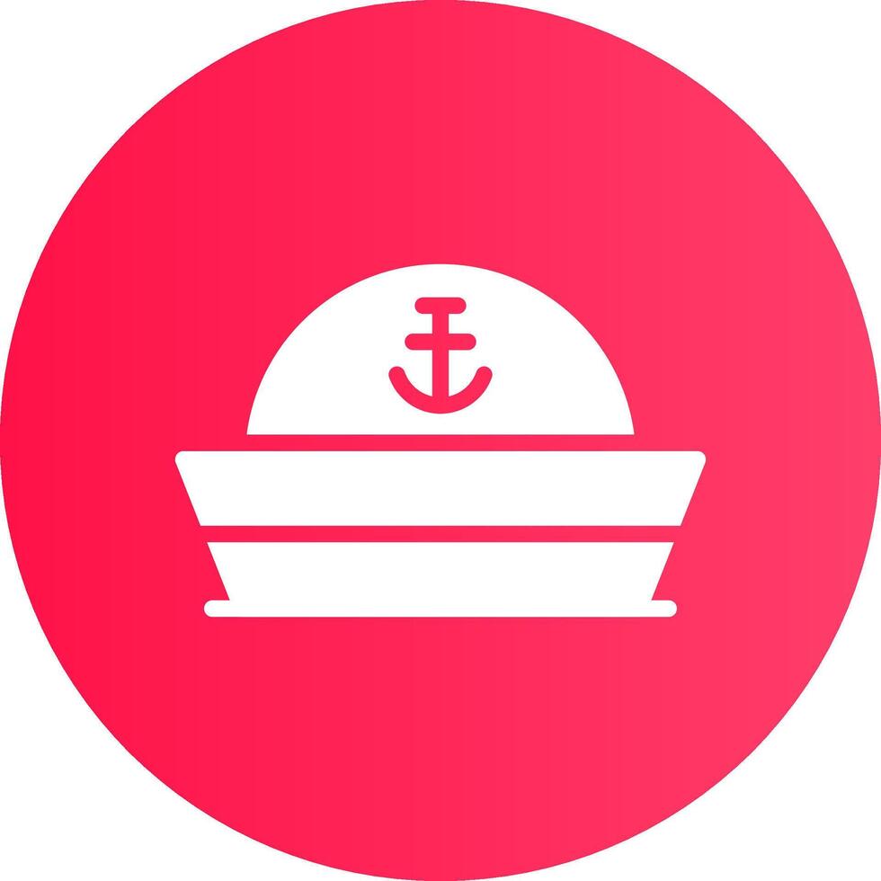 marinaio cappello creativo icona design vettore