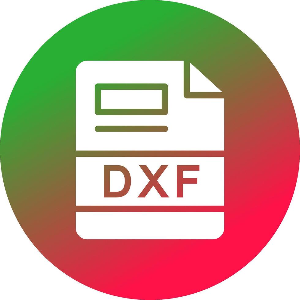 dxf creativo icona design vettore