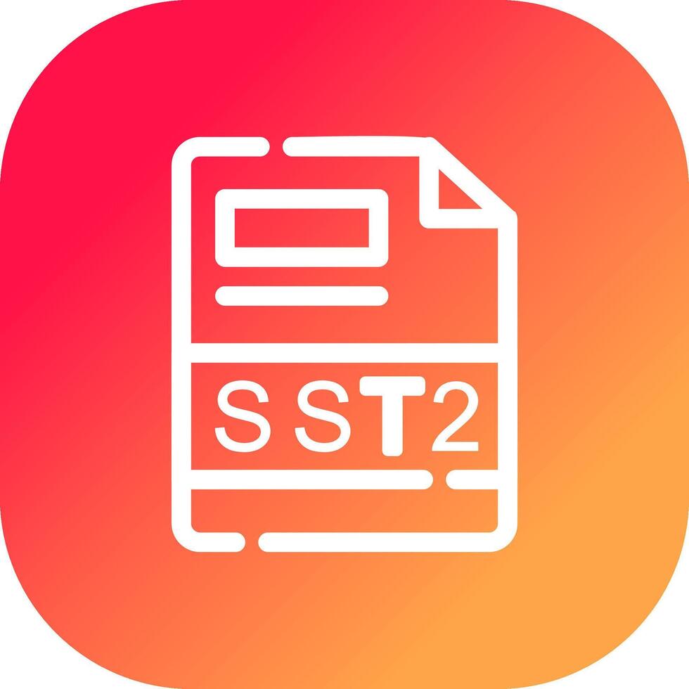 sst2 creativo icona design vettore